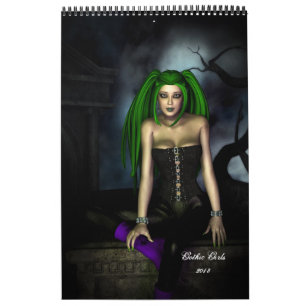 Calendrier des filles gothiques 2018