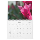 Calendrier des fleurs (Mar 2027)
