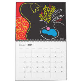 Calendrier des fleurs (Jan 2027)