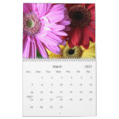 Calendrier des fleurs (Mar 2027)