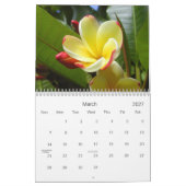Calendrier des fleurs (Mar 2027)