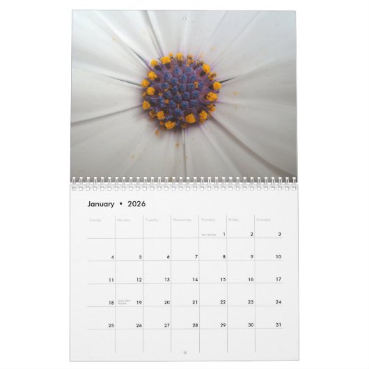 Calendrier des fleurs 2010 (Jan 2026)