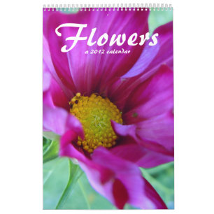 Calendrier des fleurs 2012