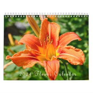 Calendrier des fleurs 2024