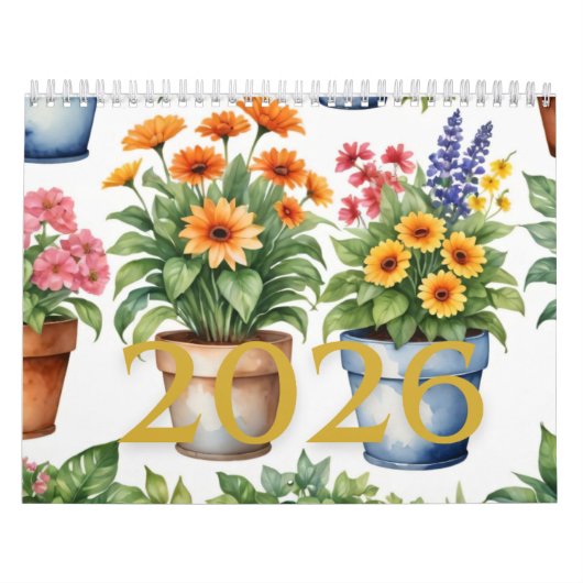 Calendrier des fleurs 2026 (Protection)