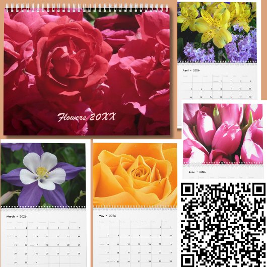Calendrier des fleurs 20XX