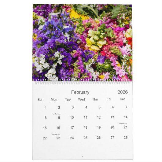 Calendrier des fleurs #3 - HAMbyWG (Feb 2026)