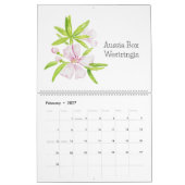 Calendrier des fleurs amérindiennes australiennes  (Feb 2027)