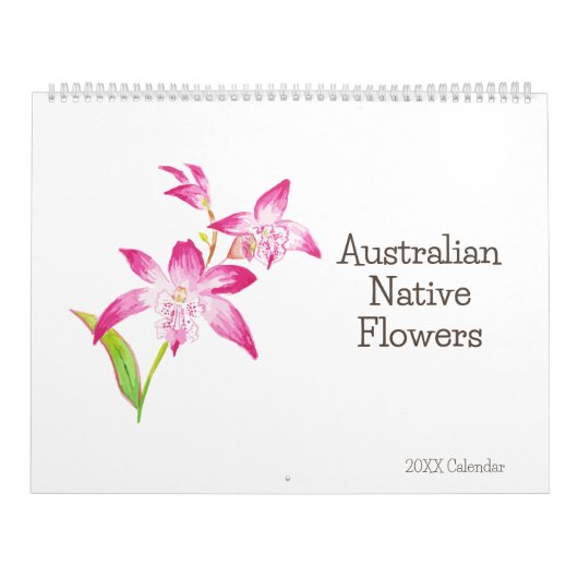 Calendrier des fleurs amérindiennes australiennes  (Protection)