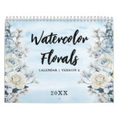 Calendrier des fleurs d'aquarelle (Protection)