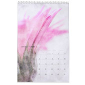 Calendrier des fleurs d'aquarelle (Jan 2026)