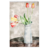 Calendrier des fleurs d'aquarelle (Protection)