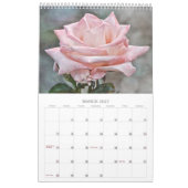 Calendrier des fleurs d'art photographique Roses r (Mar 2027)
