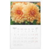 Calendrier des fleurs de 12 mois (Mar 2027)