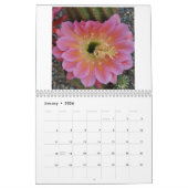 Calendrier des fleurs de cactus (Jan 2026)