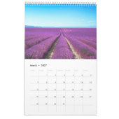 Calendrier des fleurs de lavande 2022 (Mar 2027)