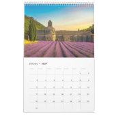 Calendrier des fleurs de lavande 2022 (Jan 2027)