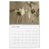 Calendrier des fleurs de Sepia (Jan 2026)