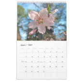 Calendrier des fleurs du jardin (Mar 2027)
