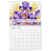 Calendrier des fleurs du mois de naissance 2024 Pa (Feb 2027)
