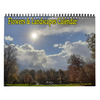 Calendrier des fleurs et des paysages!
