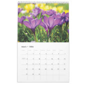 Calendrier des fleurs Four Seasons 2025 (Mar 2026)