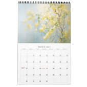 Calendrier des fleurs impressionnistes 2026 (Mar 2027)