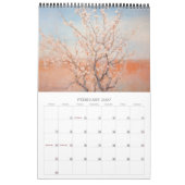 Calendrier des fleurs impressionnistes 2026 (Feb 2027)