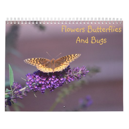 Calendrier des fleurs, papillons et bogues (Protection)