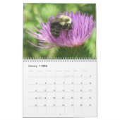 Calendrier des fleurs, papillons et bogues (Jan 2026)