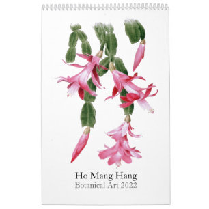 Calendrier des fleurs par Ho Mang Hang 2022