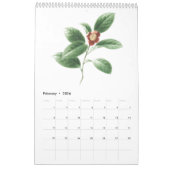 Calendrier des fleurs par Ho Mang Hang 2022 (Feb 2026)