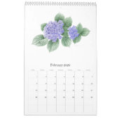 Calendrier des fleurs par Ho Mang Hang 2022 (Feb 2026)