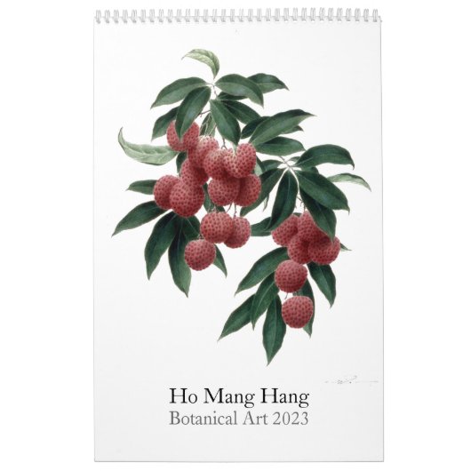 Calendrier des fleurs par Ho Mang Hang 2023 (Protection)