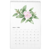 Calendrier des fleurs par Ho Mang Hang 2023 (Mar 2026)