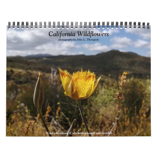 Calendrier des Fleurs sauvages de Californie (Protection)