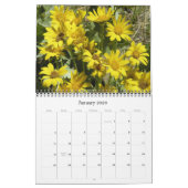 Calendrier des Fleurs sauvages de la Sierra Mounta (Jan 2026)