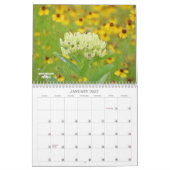 Calendrier des fleurs sauvages du Texas (Jan 2027)