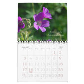 Calendrier des fleurs sauvages finlandaises (Jan 2027)
