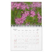 Calendrier des fleurs sauvages finlandaises (Mar 2027)