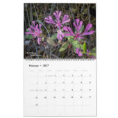 Calendrier des Fleurs sauvages occidentaux (Feb 2027)