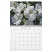 Calendrier des fleurs simples (Feb 2027)