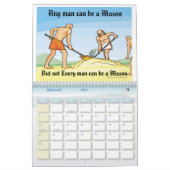 Calendrier des freemasons (Feb 2027)