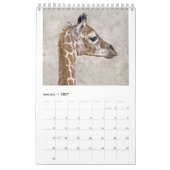 Calendrier des girafes (Jan 2027)