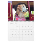 Calendrier des Golden Retriever ParkerPup et Frien (Feb 2027)