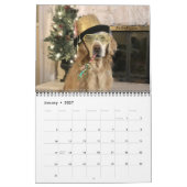 Calendrier des Golden Retriever ParkerPup et Frien (Jan 2027)