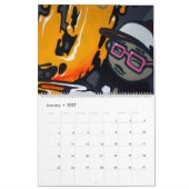 Calendrier des graffitis 2021 (Jan 2027)
