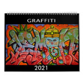 Calendrier des graffitis 2021 (Protection)