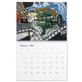 Calendrier des graffitis 2021 (Feb 2026)
