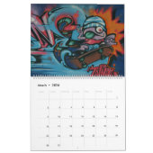 Calendrier des graffitis 2021 (Mar 2026)
